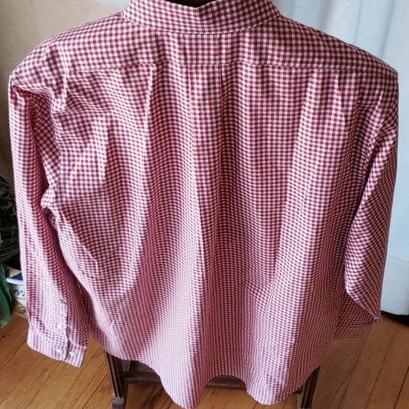 XL Brooks Brothers Regent Shirt Extra L Cotton Red - Picture 7 of 8